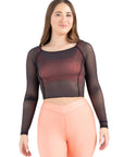 Capezio - Dusk Longsleeve Mesh Top