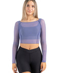 Capezio - Dusk Longsleeve Mesh Top