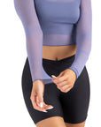 Capezio - Dusk Longsleeve Mesh Top
