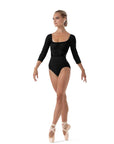 Bloch - Mesh Detail 3/4 Sleeve Leotard