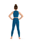 Bloch - Weave Zip Crop Top