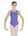 Bloch - Embroidered Pintuck Cross Back Cami Leotard