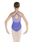 Bloch - Embroidered Pintuck Cross Back Cami Leotard