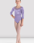 Bloch - Scoop Neck Mesh Back 3/4 Sleeve Leotard