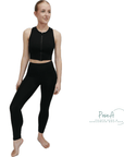 Bloch - Zip Front Crop Top