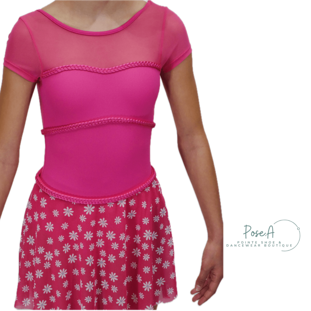 Mirella - Sweetheart Cap Sleeve Leotard