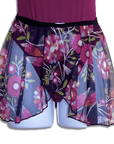 Tendu - Wrap Skirt Gamzatti (Black Pink Floral)