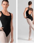 Bloch - Layla - Square Neck Open Back Tank Leotard