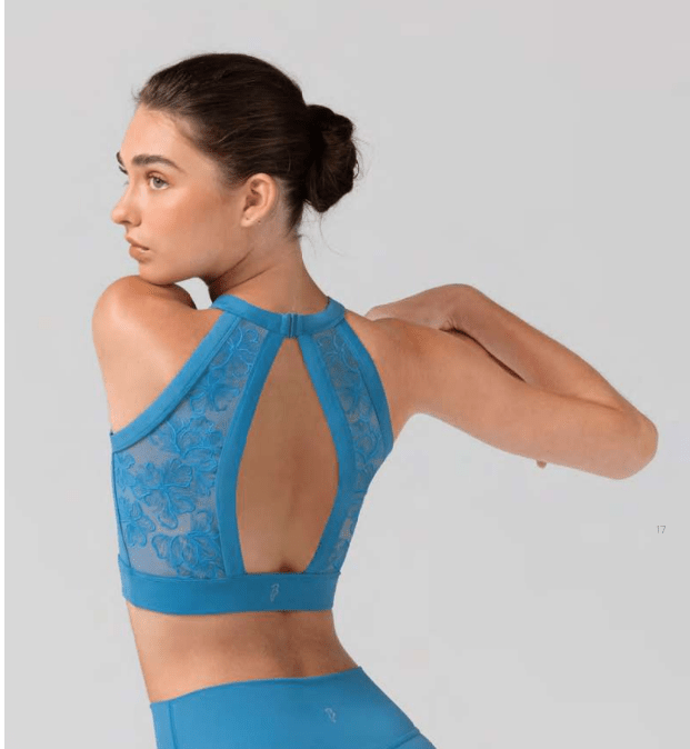 Bloch - Nina - Crop Top with Embroidered Back Detail