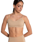 Capezio - Seamless Clear Back Sweetheart Bandeau Bra