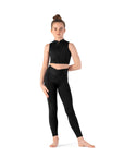 Bloch - Weave Zip Crop Top