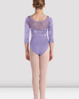 Bloch - Scoop Neck Mesh Back 3/4 Sleeve Leotard