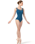 Bloch - Scoop Neck Weave Tank Leotard