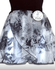 Tendu - Wrap Skirt Giselle (Black & Grey Floral)