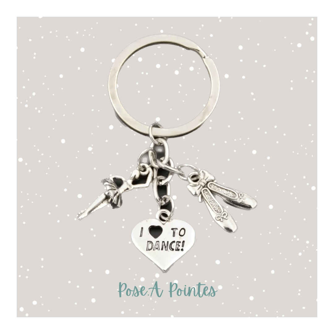 Pose.A - Ballet Key Chain Pendant