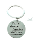 Pose.A - Dance Teacher Key Ring