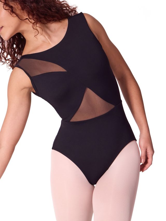 Capezio - Soft Elegance Asymmetrical Boat Neck Leotard