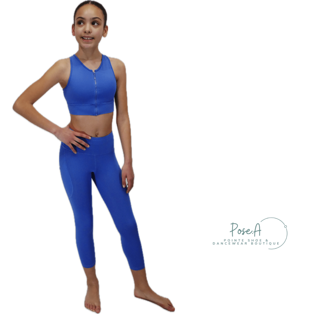 Bloch - Children's Zip Front Crop Top