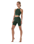 Bloch - High Neck Crop Top