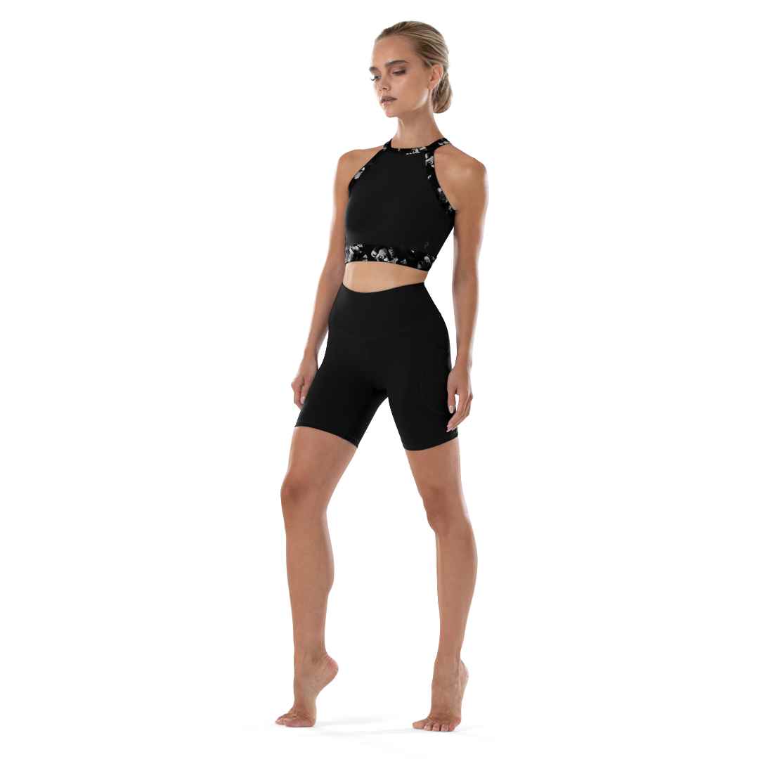 Bloch - High Neck Crop Top