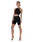 Bloch - High Neck Crop Top