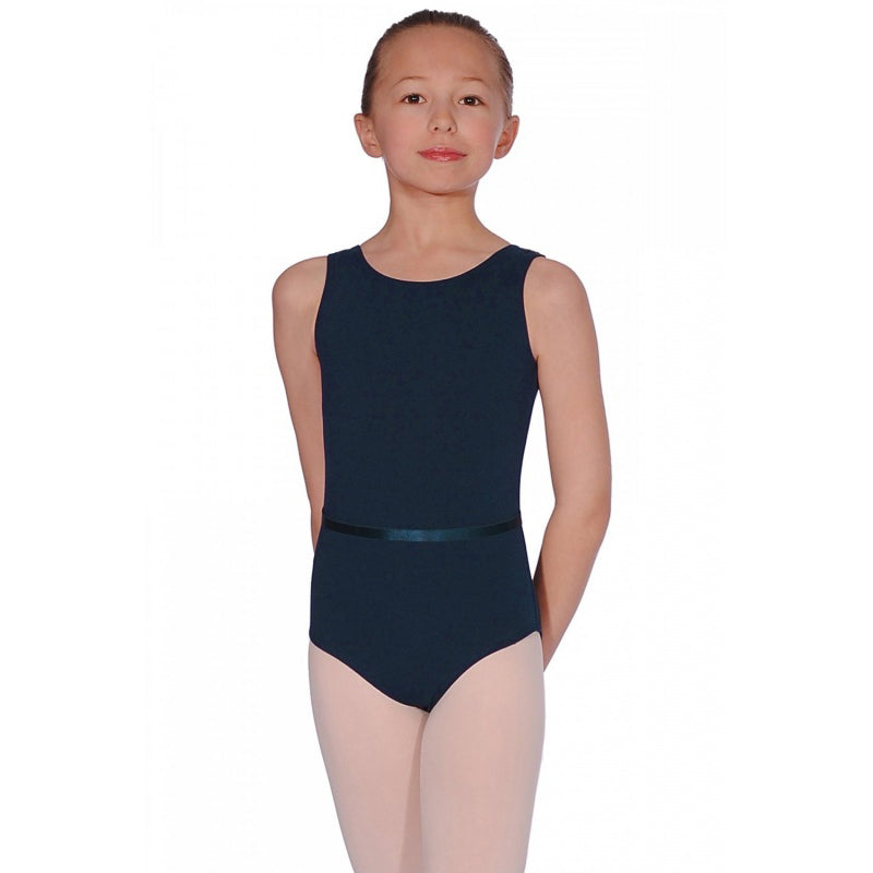 Roch Valley - Sleeveless scooped neck leotard