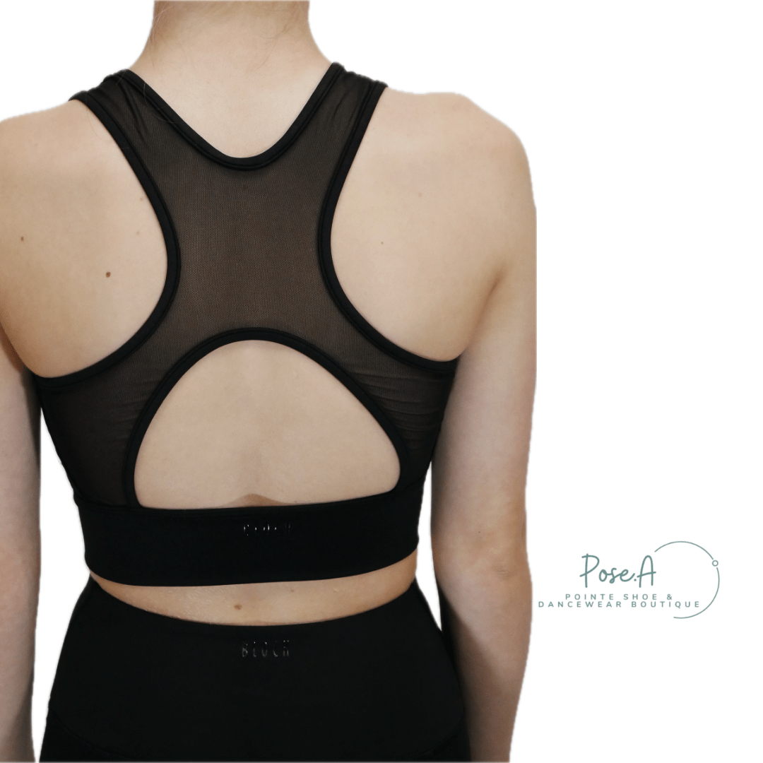 Bloch - Zip Front Crop Top