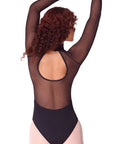 Capezio - Soft Elegance Long Sleeve Mesh Leotard