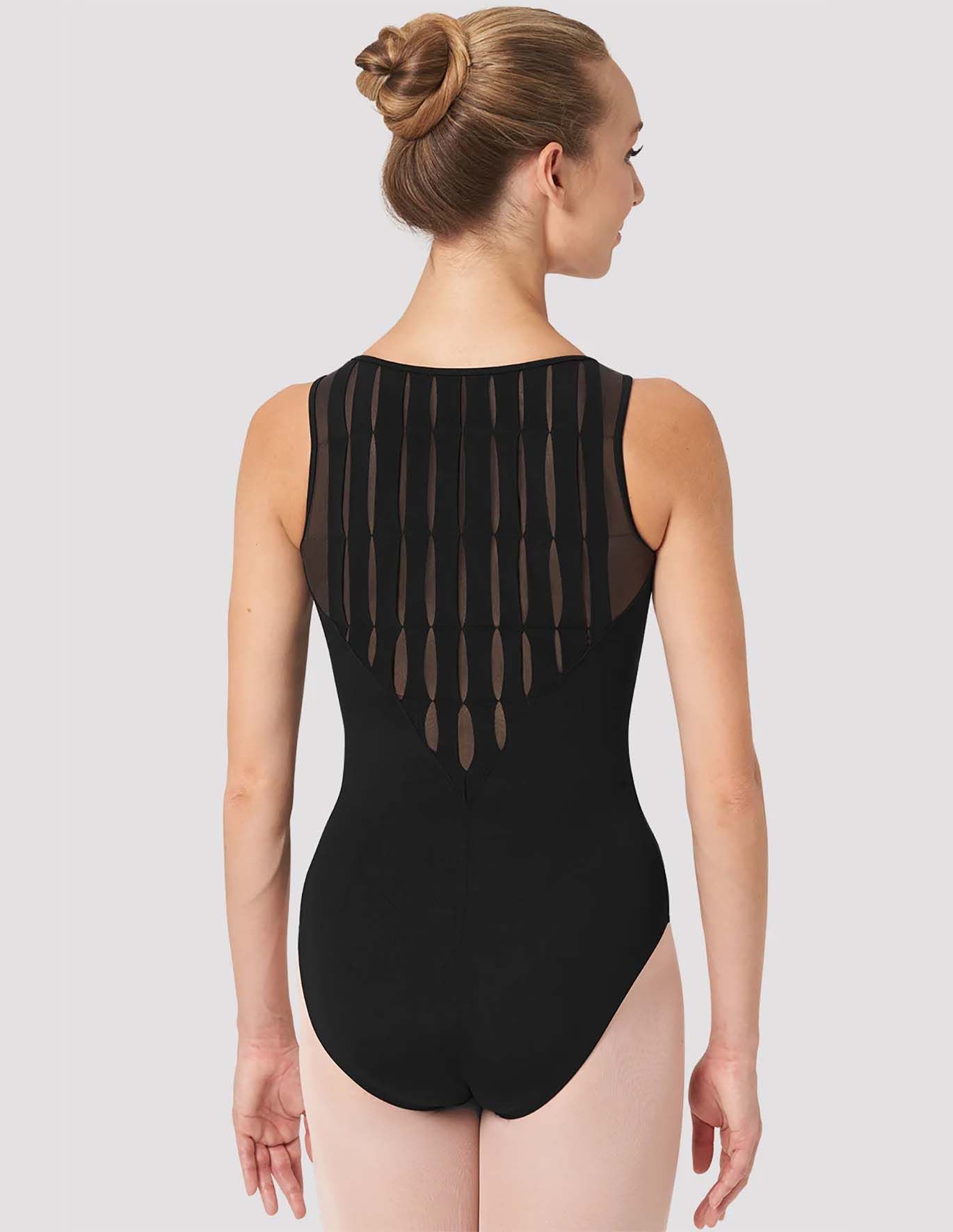Bloch - Bloch Laguna Pintuck Box Pleat Tank Leotard - Black