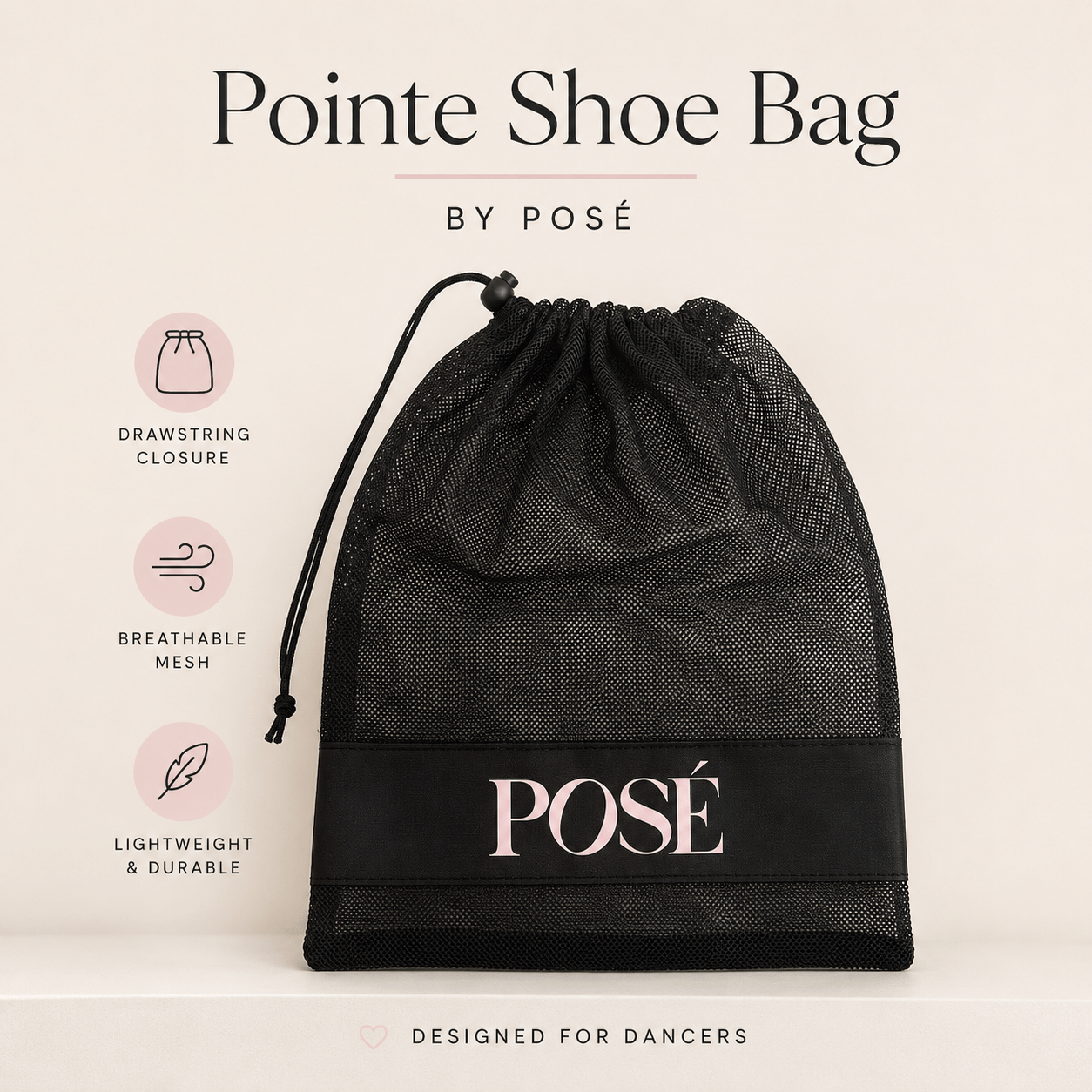 Posé Pointe Shoe Bag