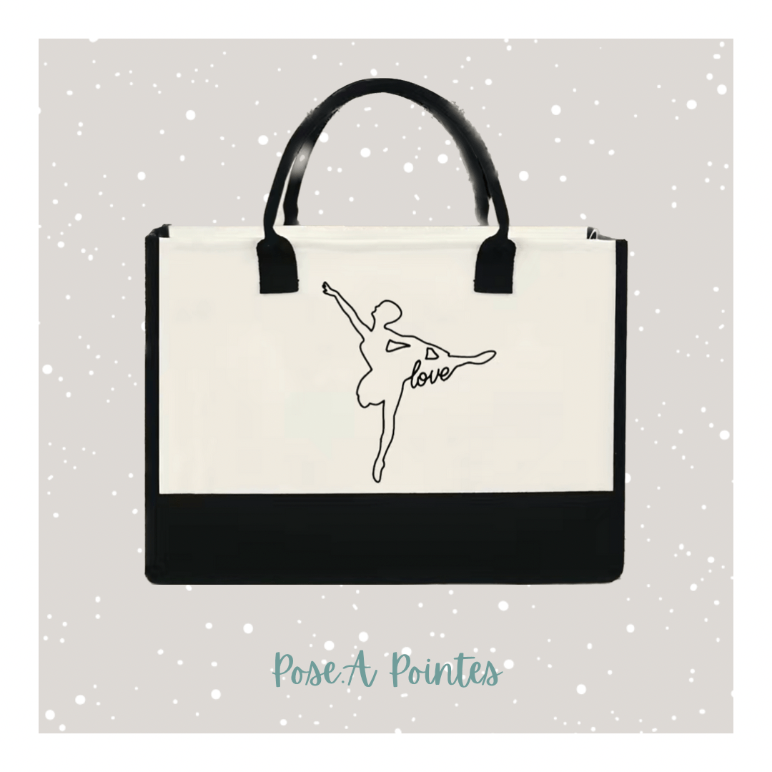 Dance top tote bag