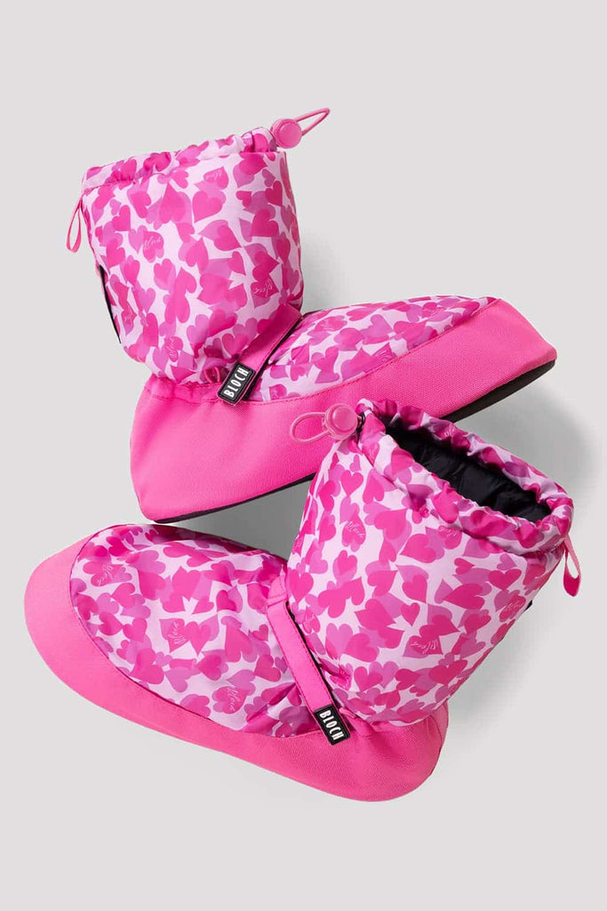 Bloch - Kids Warm Up Booties - Hearts - Limited Edition