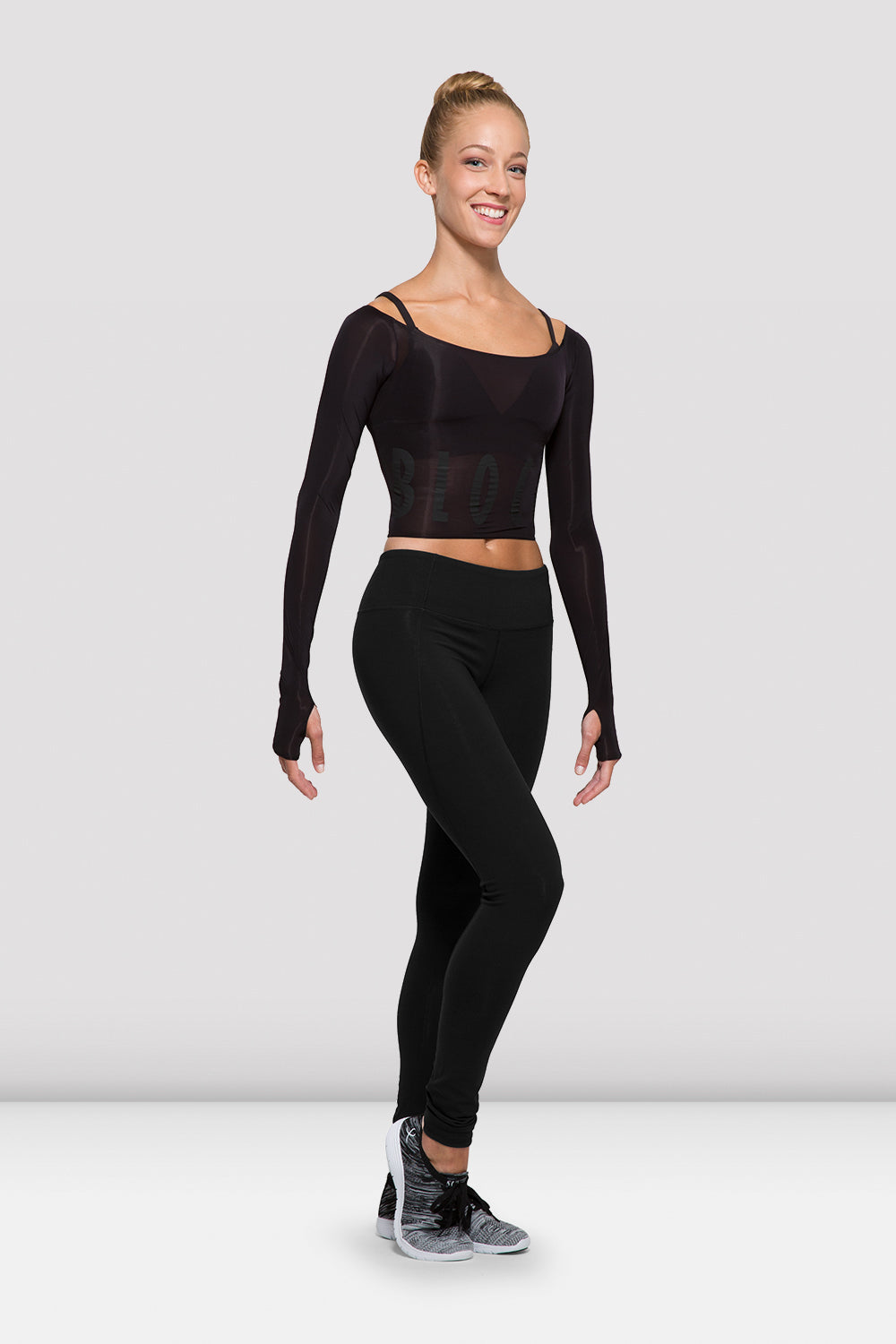 Bloch - Logo Long Sleeve Crop
