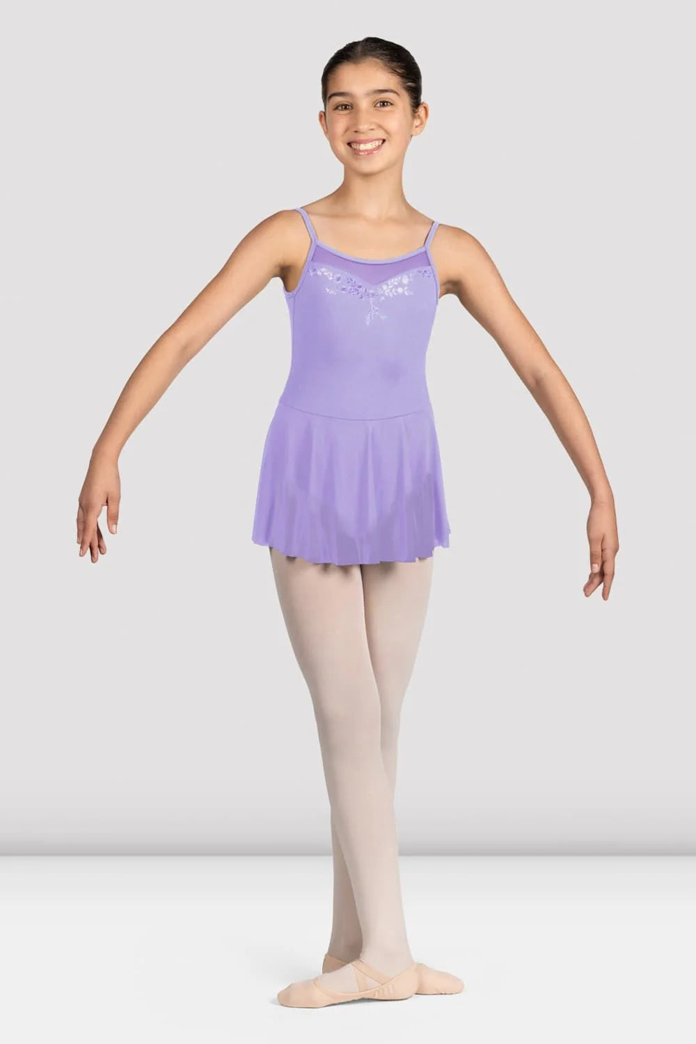 Mirella - Glow Girl Camisole Skirted Leotard