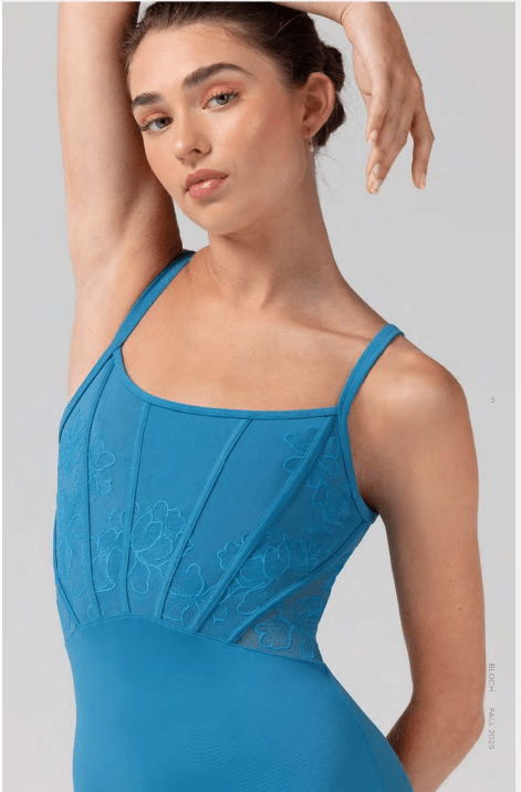 Bloch - Mia - Embroidered Corset Camisole Leotard