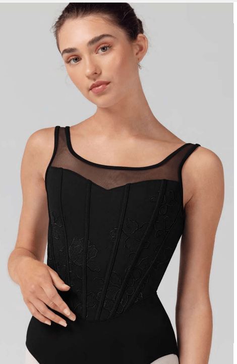 Bloch - Isabella - Embroidered Corset Tank Leotard