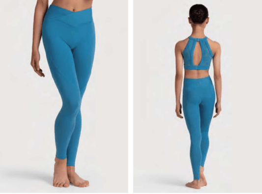 Bloch - Natalia - Full Length V Front Overlap Waistband Legging