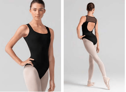 Bloch - Layla - Square Neck Open Back Tank Leotard