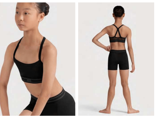 Bloch - Mire - Elasticated Logo Crop Top