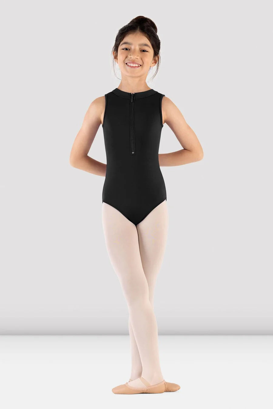 Mirella - Girls Majesty Zip Front Leotard