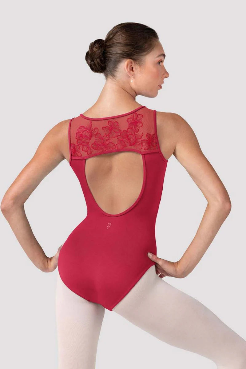 Bloch - Layla - Square Neck Open Back Tank Leotard