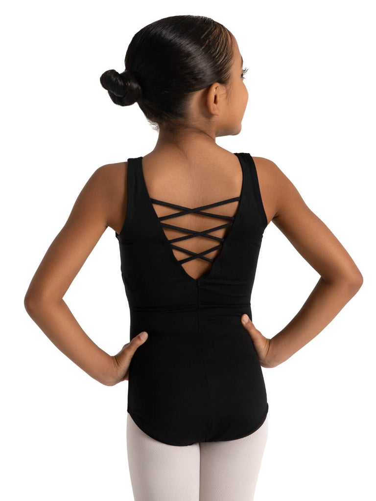 Capezio - Studio Collection Lattice Back Tank Leotard - Girls