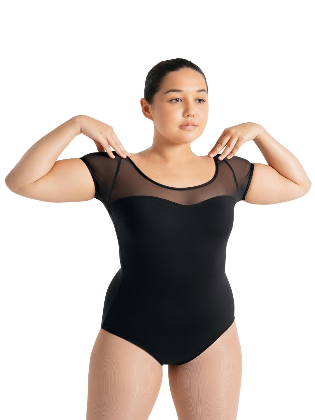 Capezio  - Studio Collection Mesh Yoke SS Leotard