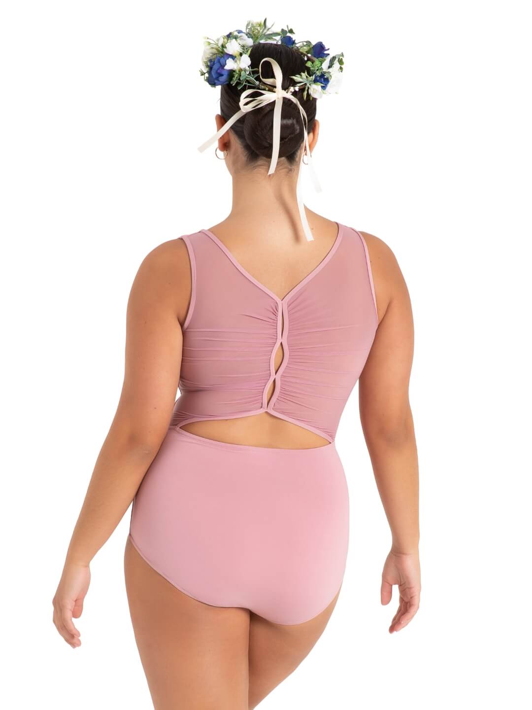 Capezio Wildflower Marigold Mesh Back Leotard