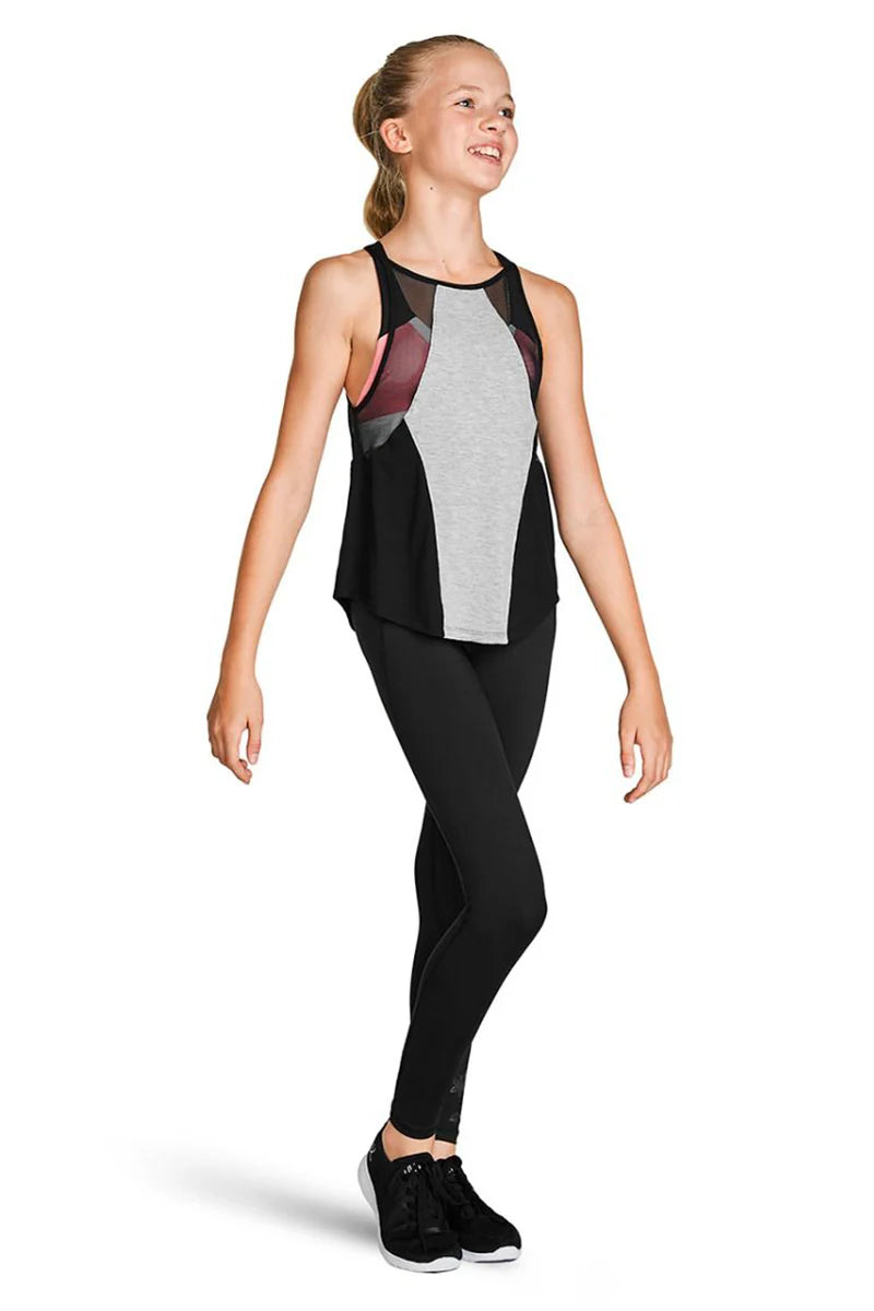 Bloch - FT5220C Grey Top - Size 10
