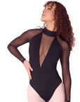 Capezio - Soft Elegance Long Sleeve Mesh Leotard