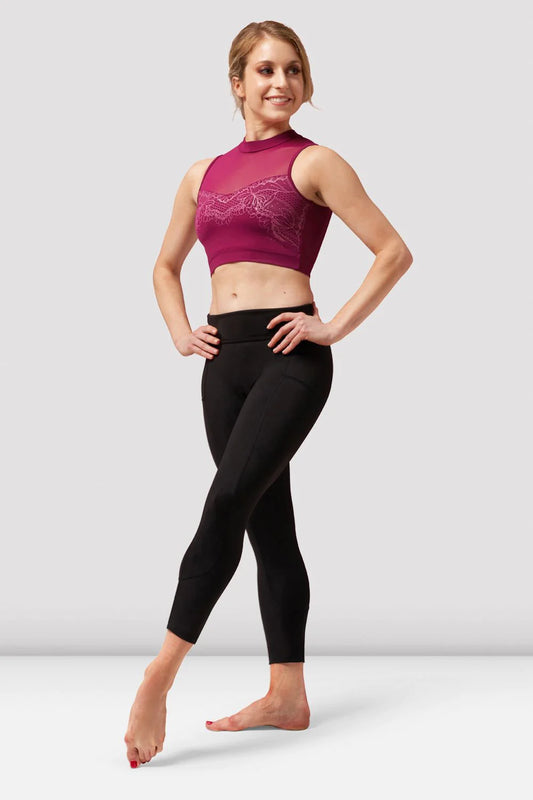 Bloch- Ladies Natalia Open Back Crop Top