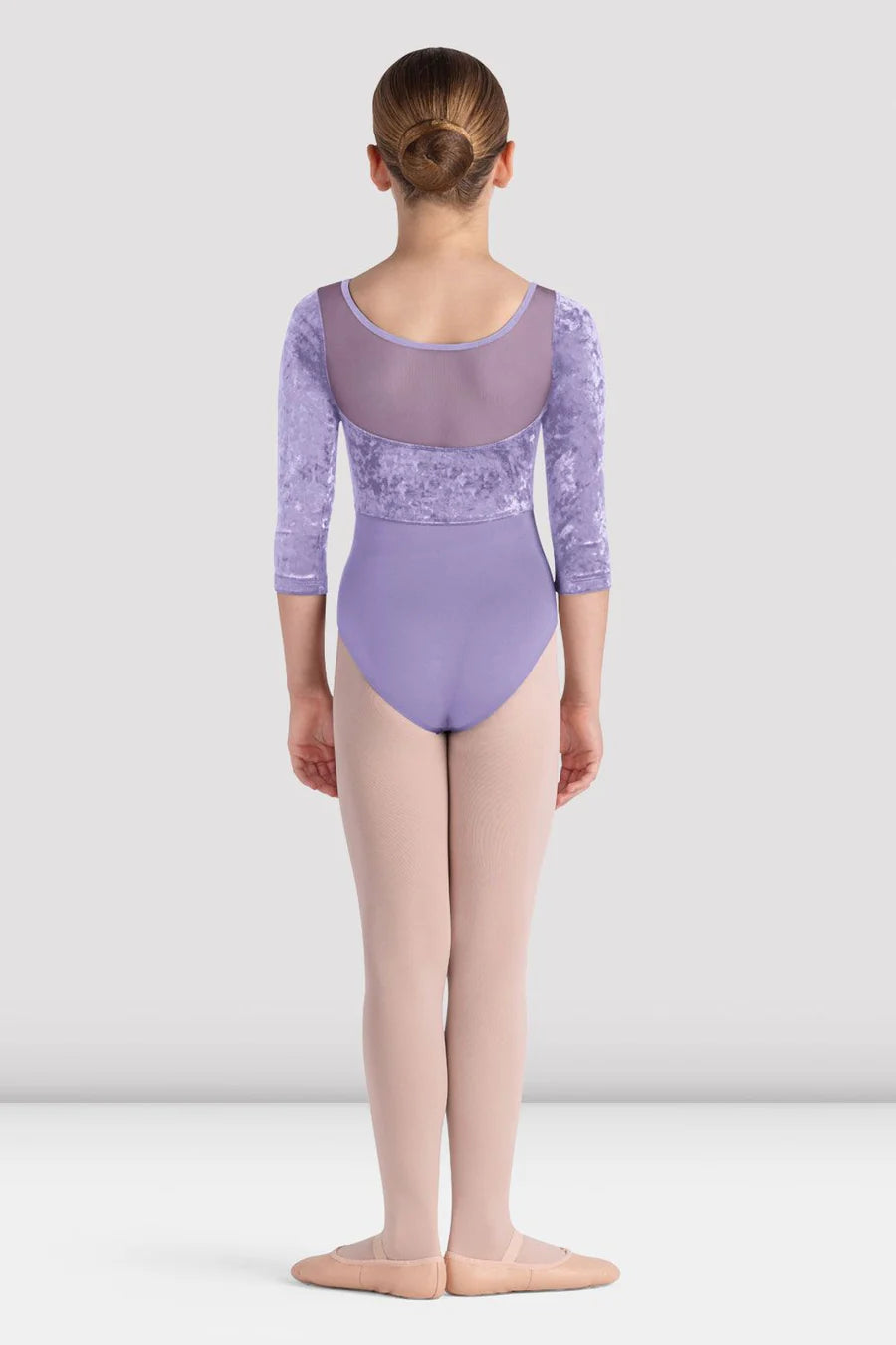 Bloch - Scoop Neck Mesh Back 3/4 Sleeve Leotard