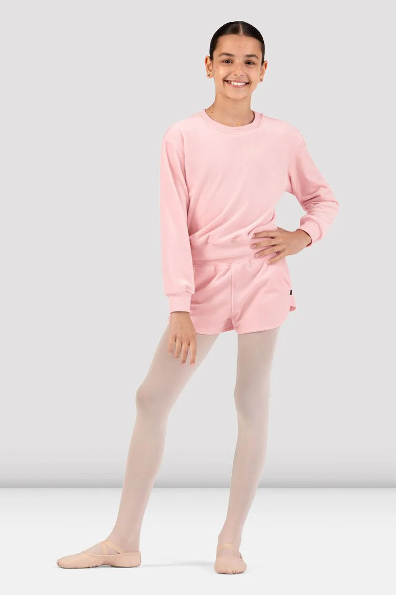Bloch - Girls Lily Velvet Crew Neck Jumper