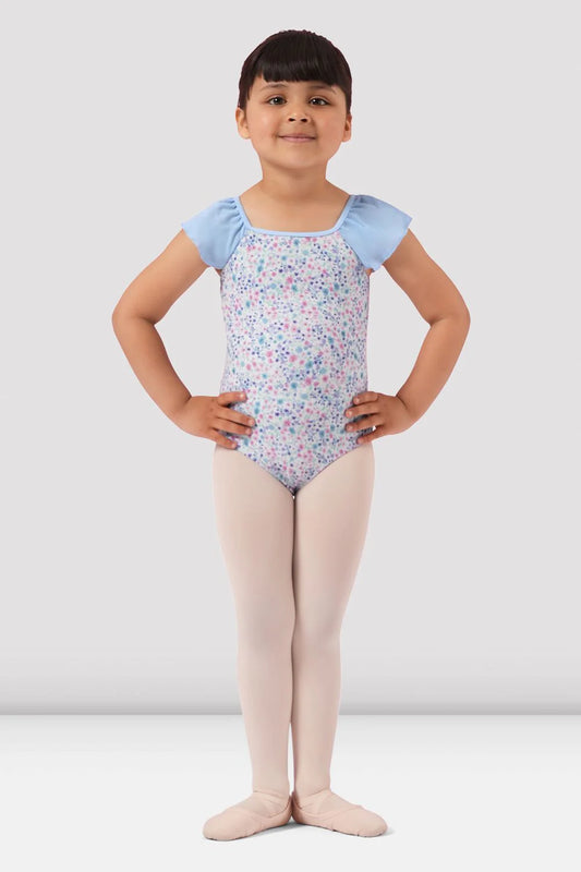 Bloch - Mirella Floral Print Cap Sleeve Leotard